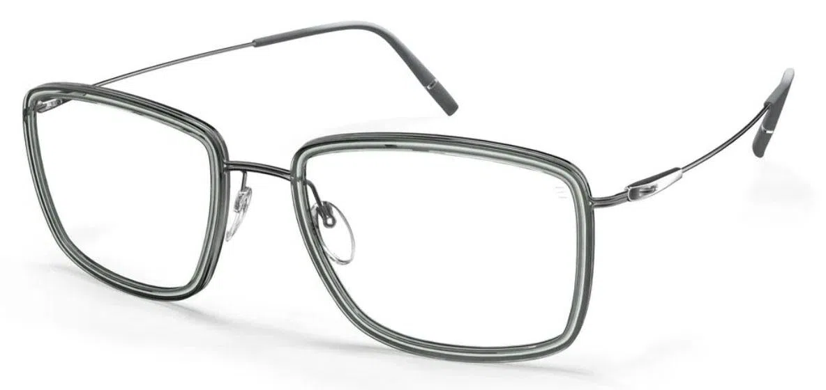 Silhouette Dynamics Colorwave Contour 5580 Eyeglasses - Ruthenium / Graphite - view 2